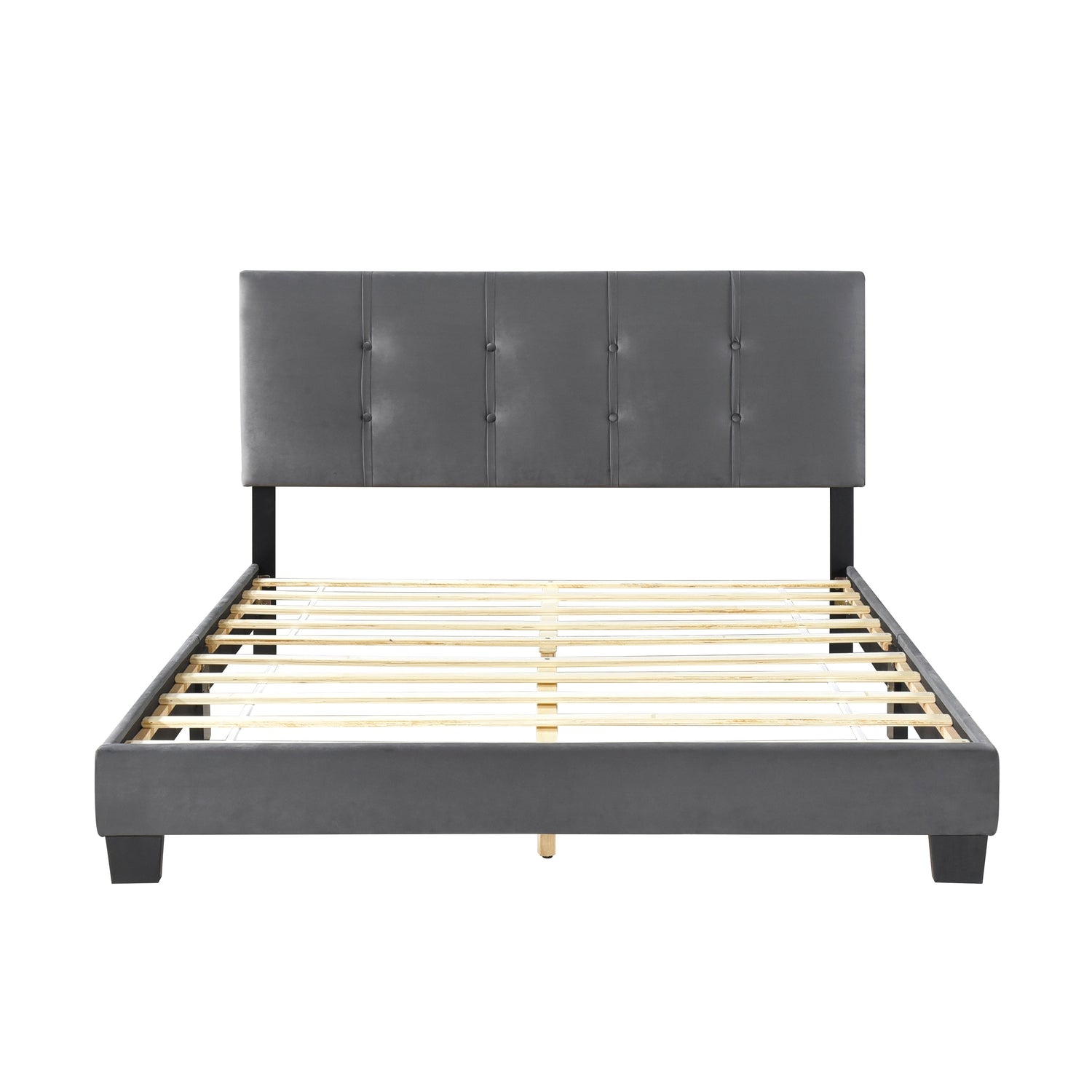 Velvet Bed In a Box - Dark Grey