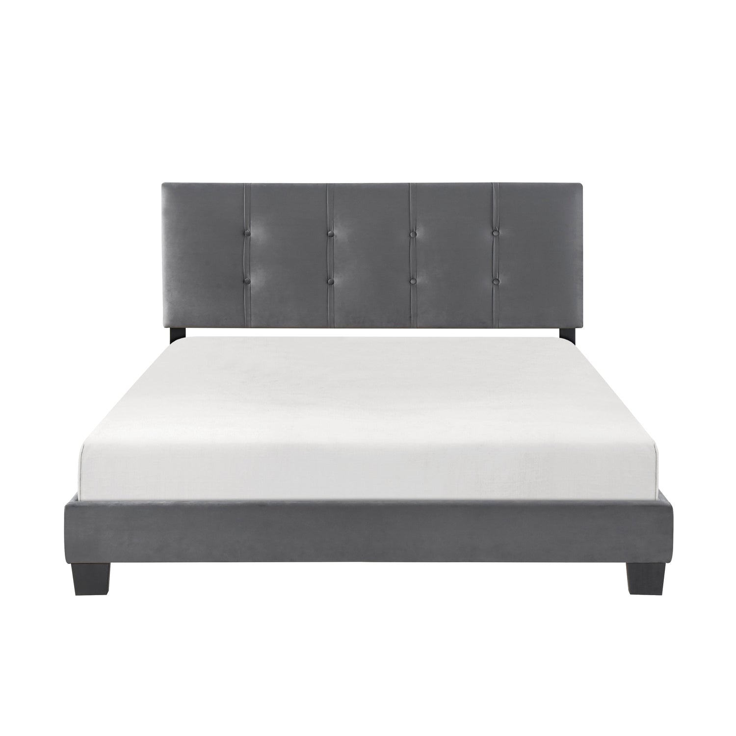 Velvet Bed In a Box - Dark Grey