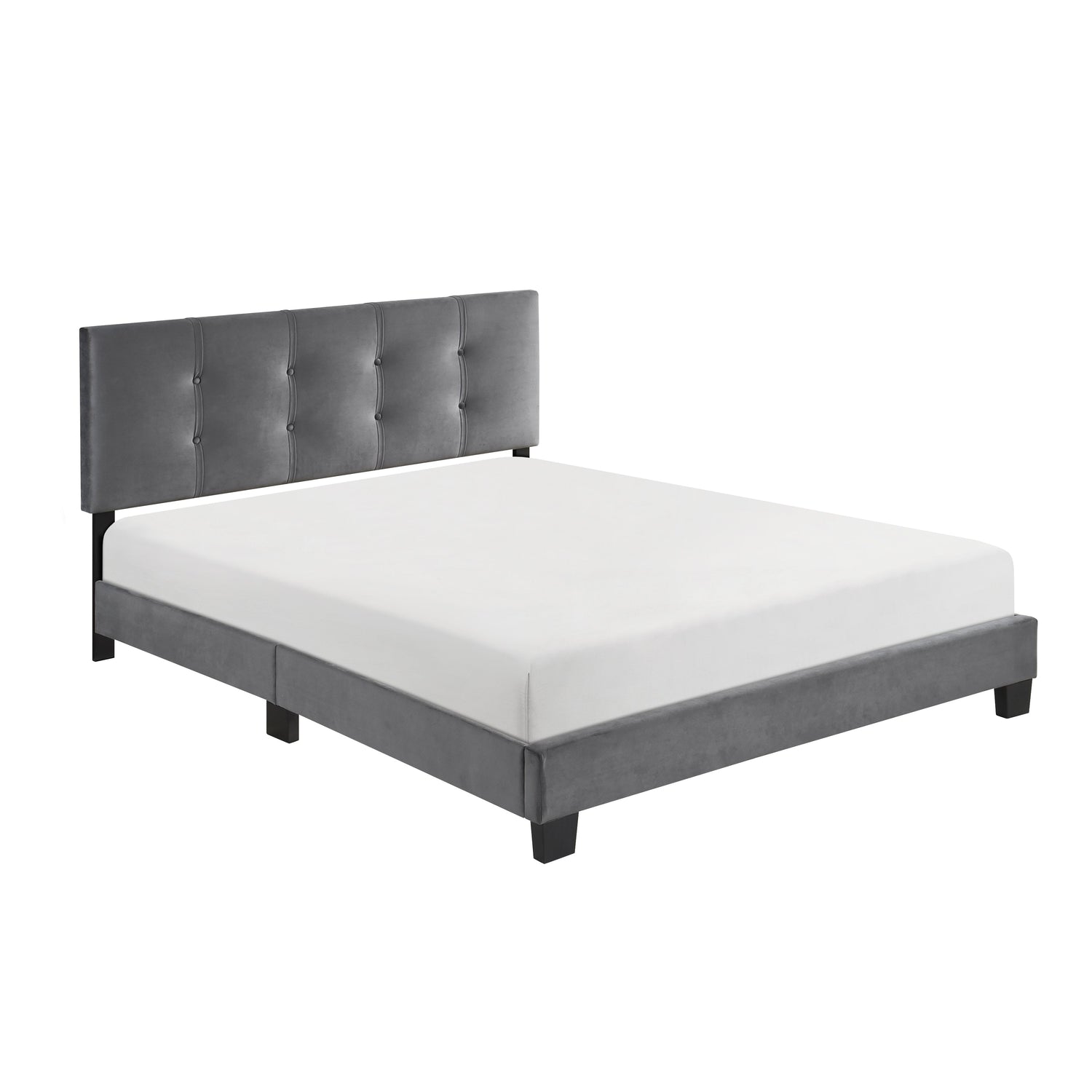 Velvet Bed In a Box - Dark Grey