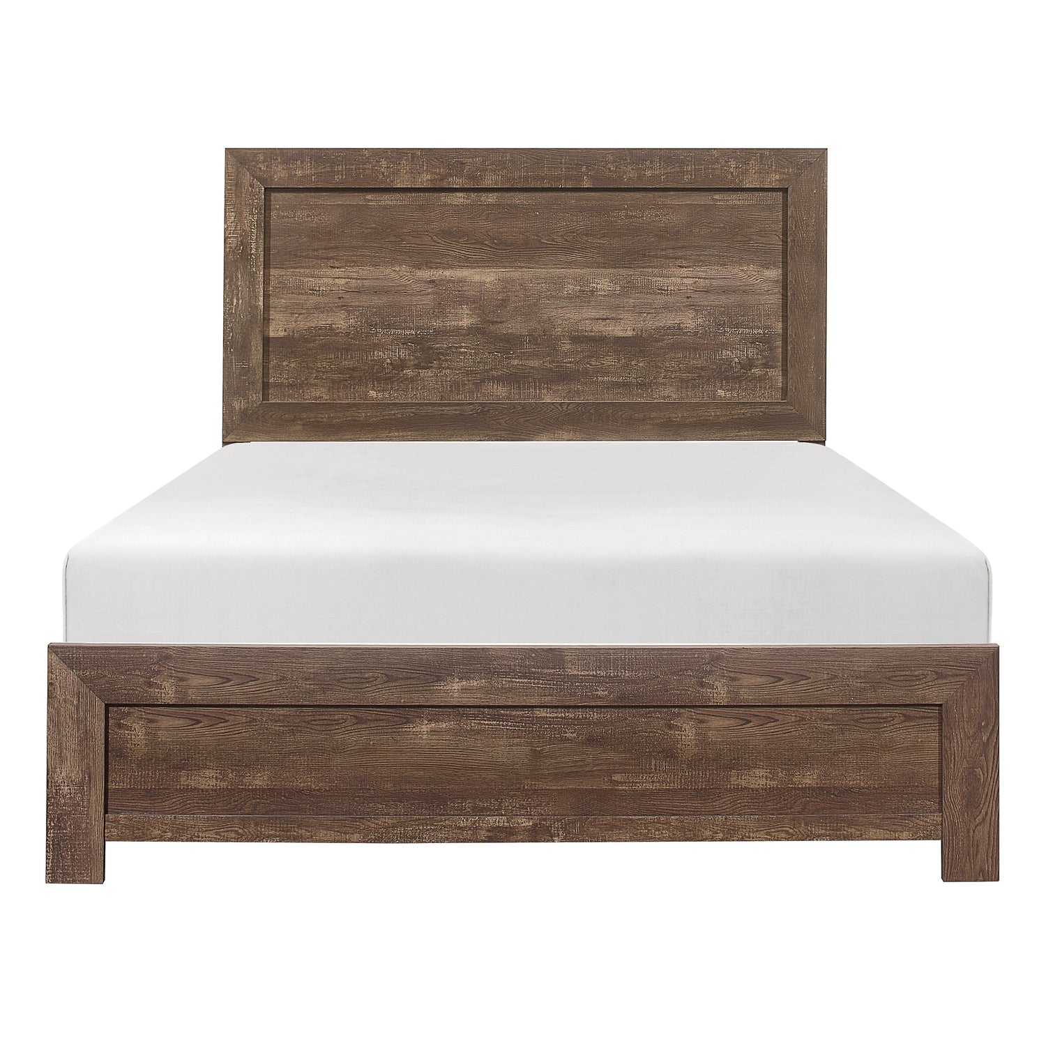 Modern Bed in a Box - Rustic Brown