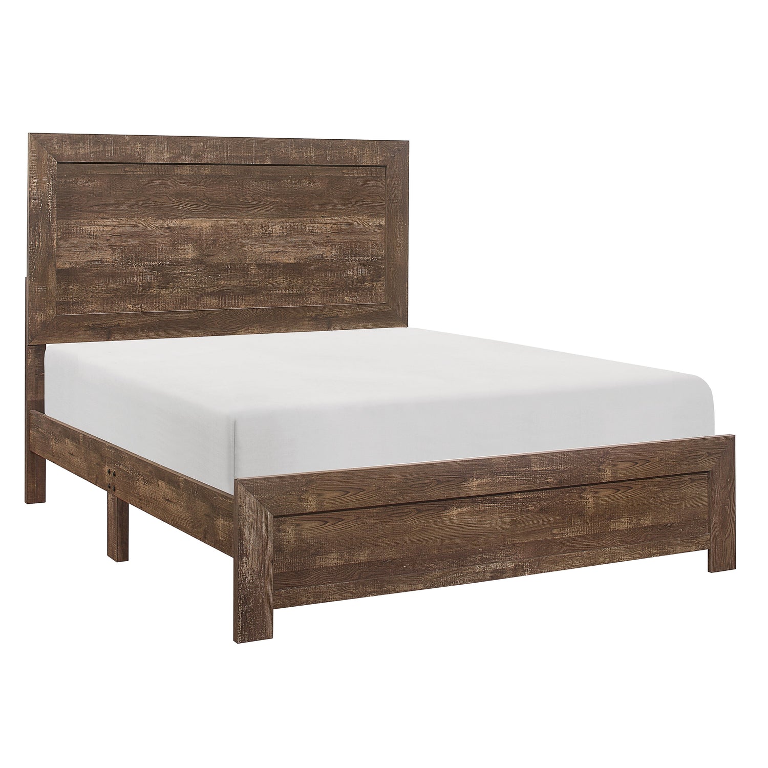 Modern Bed in a Box - Rustic Brown