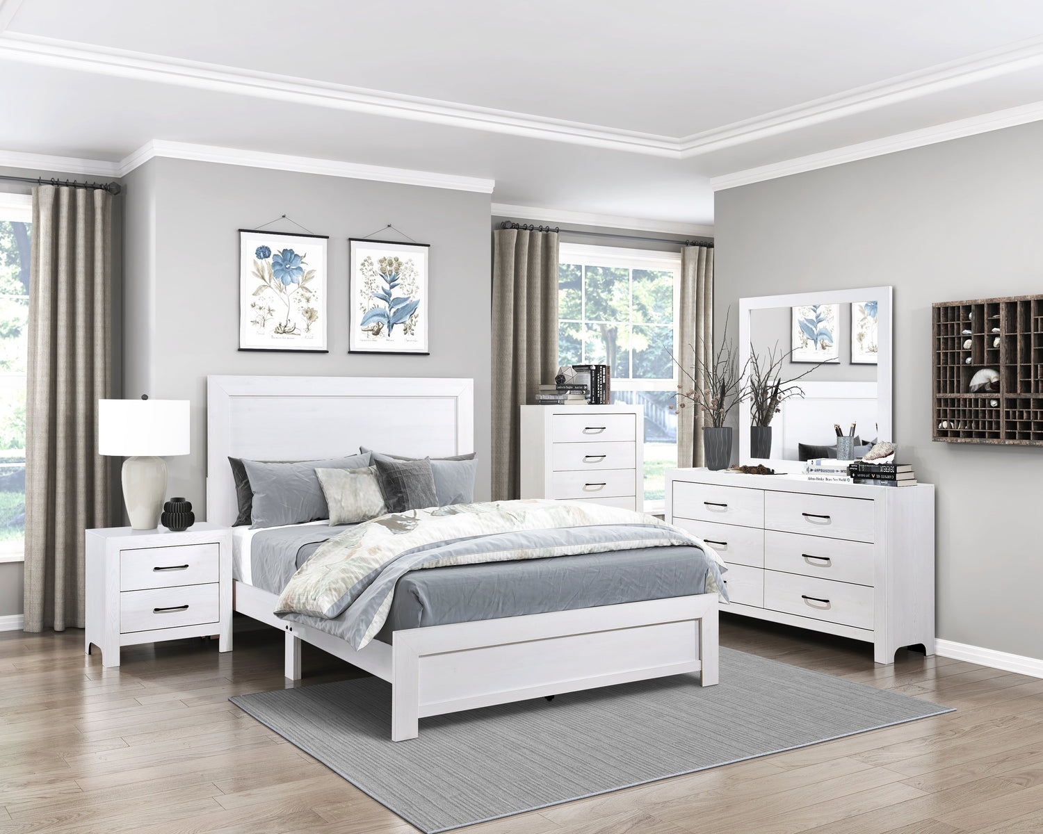 Modern Bed in a Box - White